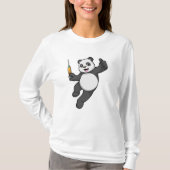 Panda bei Impfung mit Spritze T-Shirt (Vorderseite)