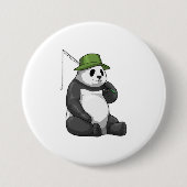 Panda beim Angeln mit Angel Button (Vorderseite)
