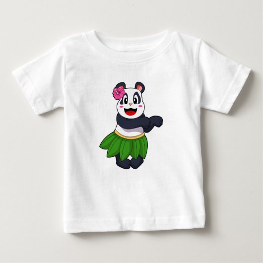 Panda beim Balletttanz Baby T-shirt (Vorderseite)