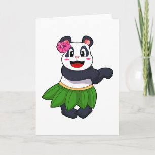 Panda beim Balletttanz Karte