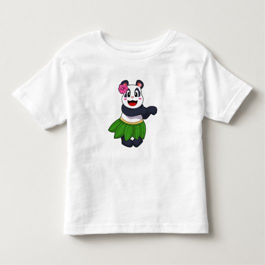Panda beim Balletttanz Kleinkind T-shirt (Vorderseite)