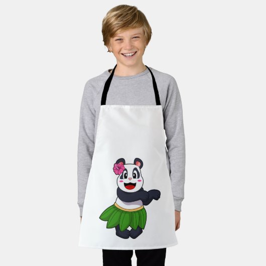 Panda beim Balletttanz Schürze (Getragen)