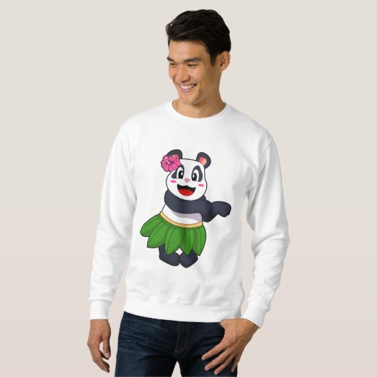 Panda beim Balletttanz Sweatshirt (Vorne ganz)