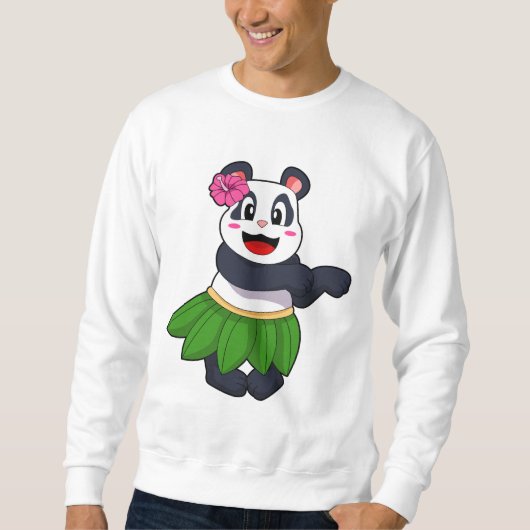 Panda beim Balletttanz Sweatshirt (Vorderseite)
