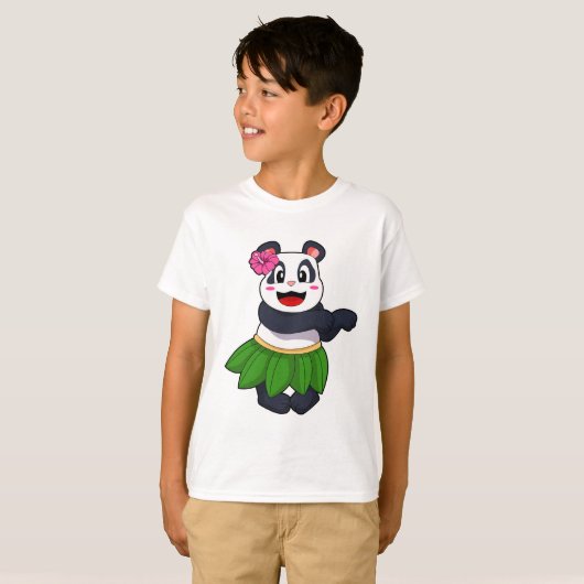 Panda beim Balletttanz T-Shirt (Vorne ganz)