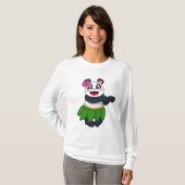 Panda beim Balletttanz T-Shirt (Vorne ganz)
