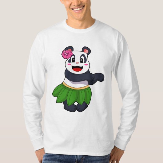 Panda beim Balletttanz T-Shirt (Vorderseite)