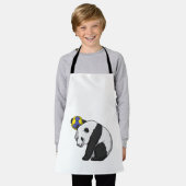 Panda beim Handball Sports Schürze (Getragen)