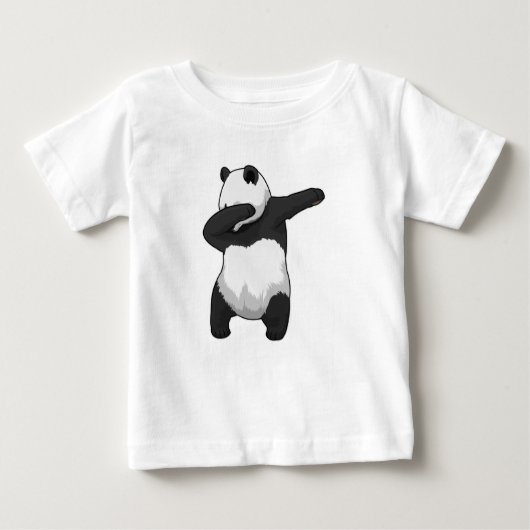 Panda beim Hip Hop Dance Dab Baby T-shirt (Vorderseite)