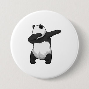 Panda beim Hip Hop Dance Dab Button