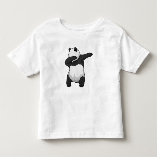 Panda beim Hip Hop Dance Dab Kleinkind T-shirt (Vorderseite)
