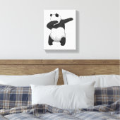 Panda beim Hip Hop Dance Dab Leinwanddruck (Insitu (Schlafzimmer))