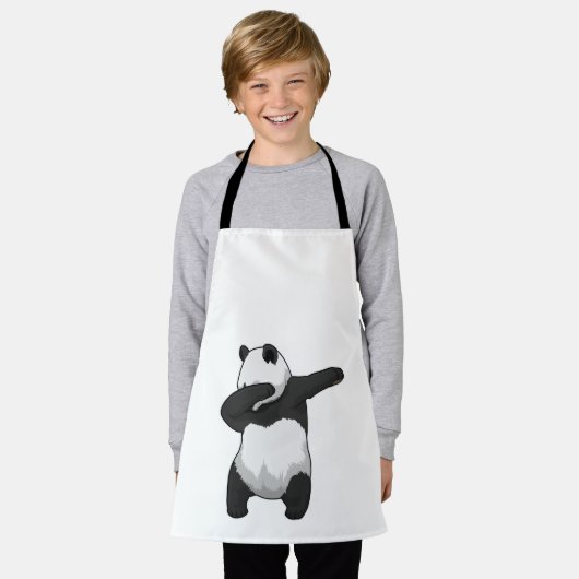 Panda beim Hip Hop Dance Dab Schürze (Getragen)
