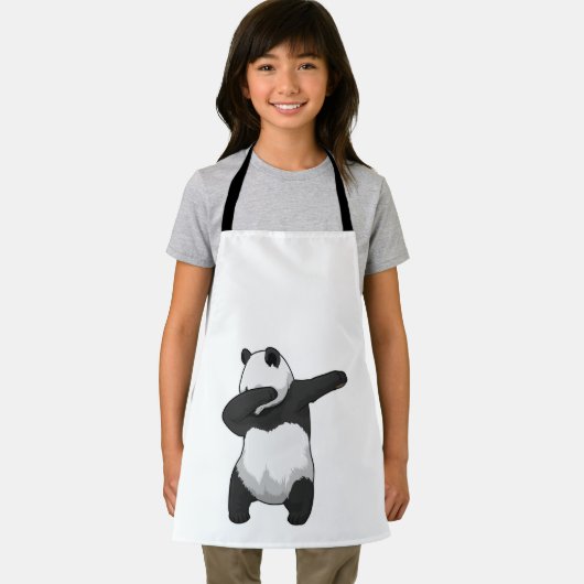 Panda beim Hip Hop Dance Dab Schürze (Insitu)