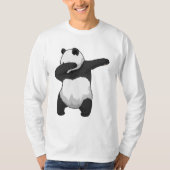 Panda beim Hip Hop Dance Dab T-Shirt (Vorderseite)