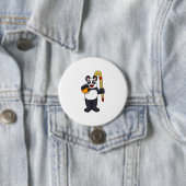 Panda beim Hockey mit Hockey Button (Beispiel)