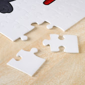 Panda beim Hockey mit Hockey Puzzle (Seite)