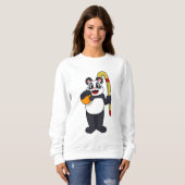 Panda beim Hockey mit Hockey Sweatshirt (Vorne ganz)