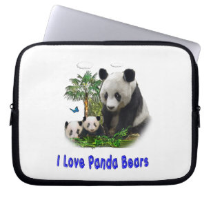 Panda-Beras Laptopschutzhülle