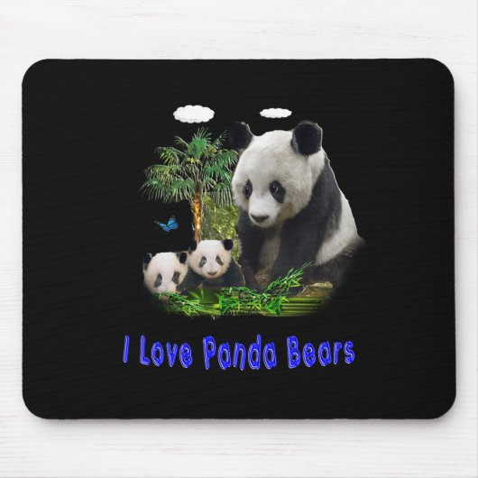 Panda-Beras Mousepad (Vorne)