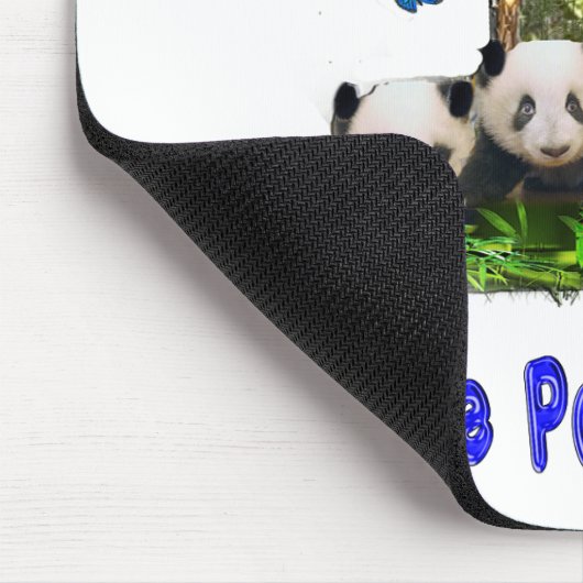 Panda-Beras Mousepad (Ecke)