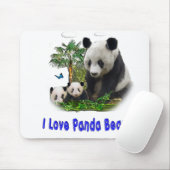 Panda-Beras Mousepad (Mit Mouse)