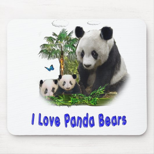 Panda-Beras Mousepad (Vorne)