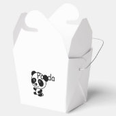 Panda bevorzugt Boxen. Geschenkschachtel (Geöffnet)
