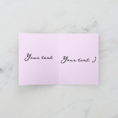 Panda birthday karte (Innenseite)