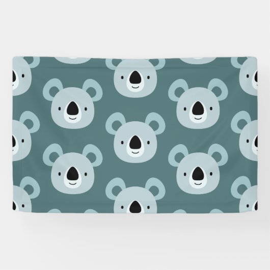 Panda Birthday Kids Art Banner (Horizontal)