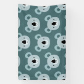 Panda Birthday Kids Art Banner (Vertikal)