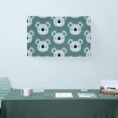 Panda Birthday Kids Art Banner (Messe)