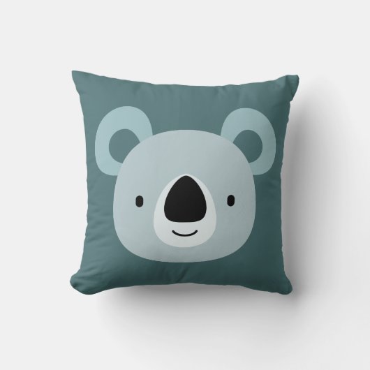 Panda Birthday Kids Art Kissen (Vorderseite)