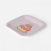 Panda Birthday Paper Plate Pappteller (Gewinkelt)