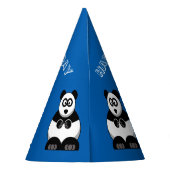 Panda Birthday Party Hat Partyhütchen (Rückseite)