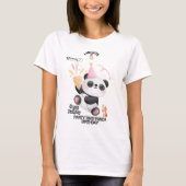 Panda Birthday T-Shirt | Adorable Kawaii Design (Vorderseite)