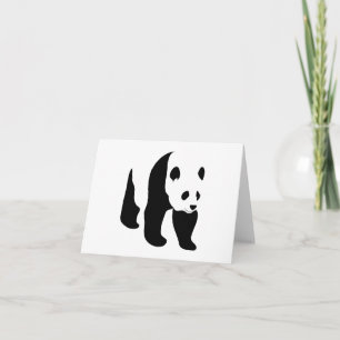 Panda Blank Note Card Karte