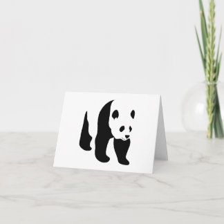 Panda Blank Note Card Karte