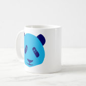 Panda - Blau Kaffeetasse (Vorderseite Links)