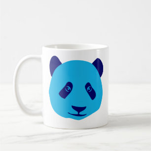 Panda - Blau Kaffeetasse