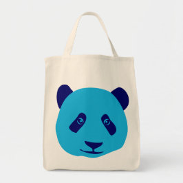 Panda - Blau Tragetasche