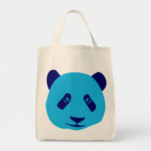 Panda - Blau Tragetasche