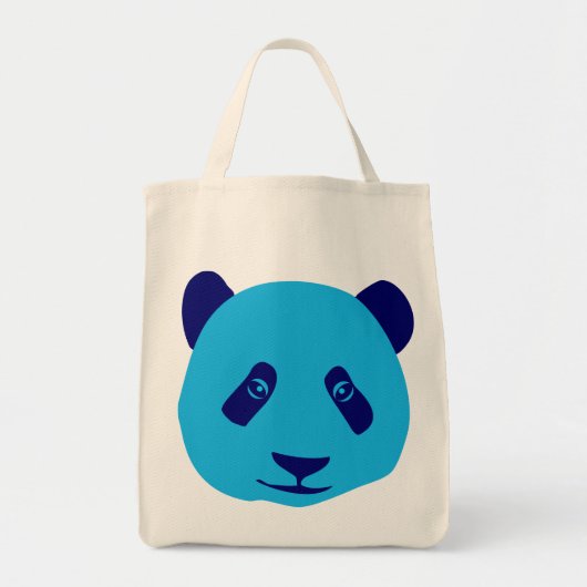Panda - Blau Tragetasche (Vorne)