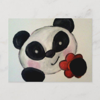 Panda-Blume Postkarte