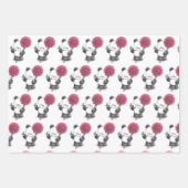 Panda & Blume Wrapping Paper Geschenkpapier Set (Vorderseite 3)