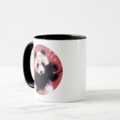 Panda-Blüte (Kreis) Tasse (Vorderseite Links)