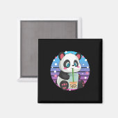 Panda Boba Tea Bubble Tea Anime Kawaii Neko Magnet (Vorderseite/Rückseite)