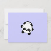 Panda-Boo Einladung (Rückseite)