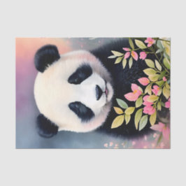 Panda Botanical Art Seidenpapier