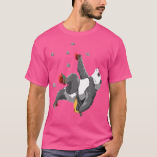 Panda Bouldering Klettern T-Shirt